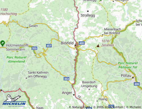 Mapa MICHELIN Sankt Georgen - ViaMichelin