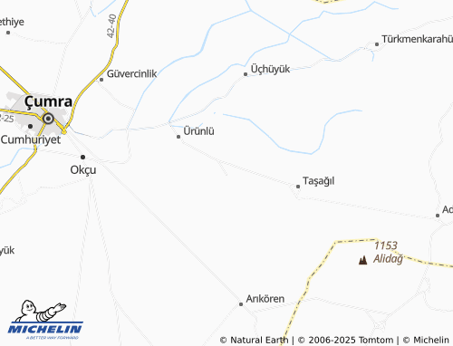 MICHELIN Türkmencamili map - ViaMichelin