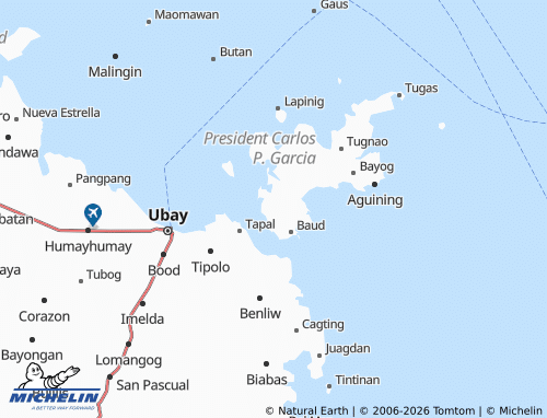 MICHELIN Bogo map - ViaMichelin