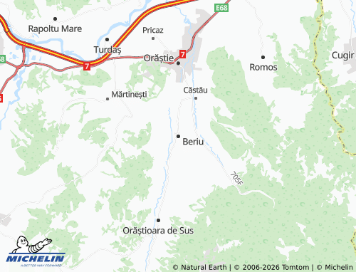 MICHELIN Beriu map - ViaMichelin