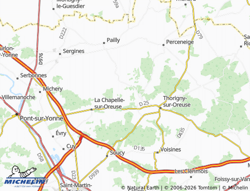 MICHELIN La Borde map - ViaMichelin