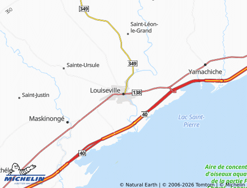 MICHELIN Louiseville map - ViaMichelin