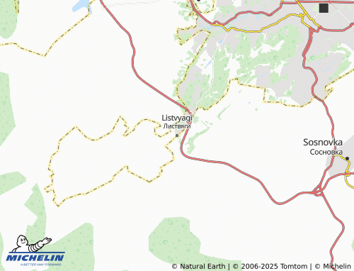 MICHELIN Listvyagi map - ViaMichelin