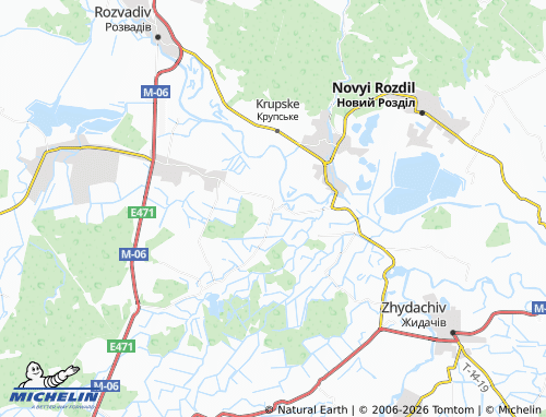 Mapa MICHELIN Kyivets - ViaMichelin