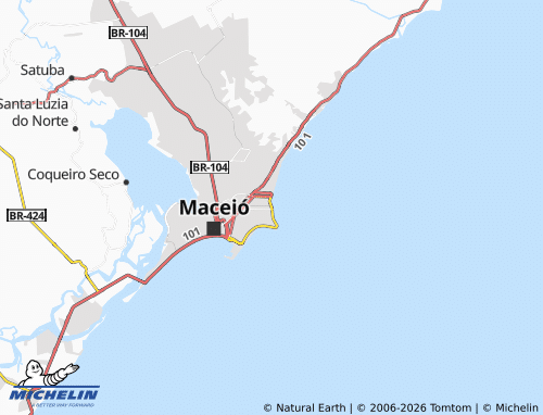 MICHELIN Jatiúca map - ViaMichelin