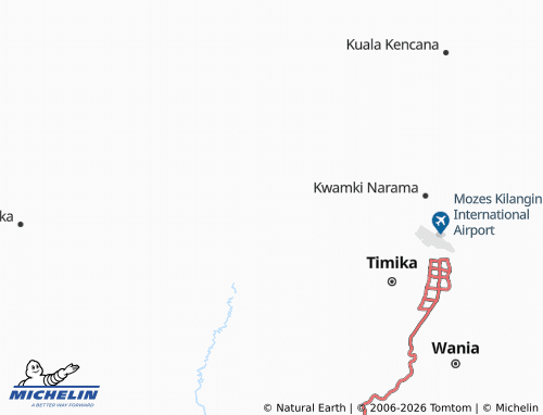 Mapa MICHELIN Wangirja - ViaMichelin