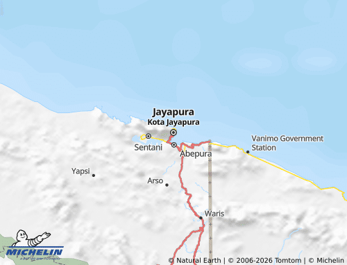 Mappa MICHELIN Kota Jayapura - ViaMichelin