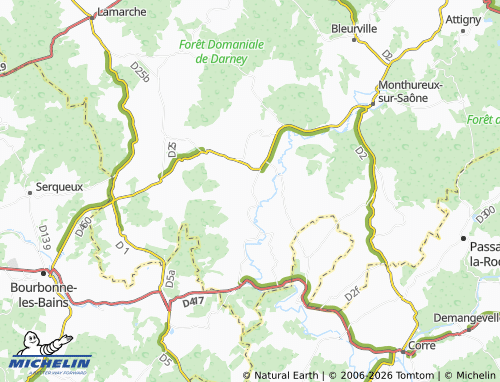 MICHELIN Les Thons map - ViaMichelin
