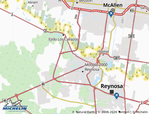 Mapa MICHELIN Rancho Grande - ViaMichelin