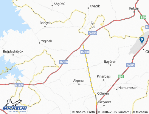 MICHELIN İlhan map - ViaMichelin