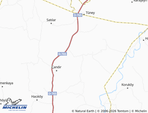 MICHELIN Afşar map - ViaMichelin