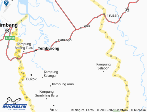 MICHELIN-Landkarte Kampung Rebada - ViaMichelin