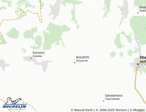 MICHELIN Yablochkovo map - ViaMichelin