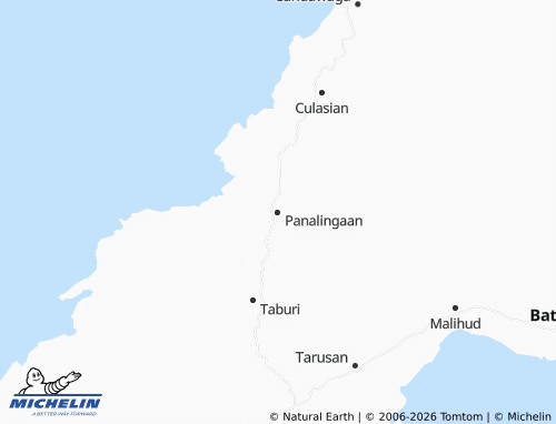 MICHELIN Panalingaan map - ViaMichelin