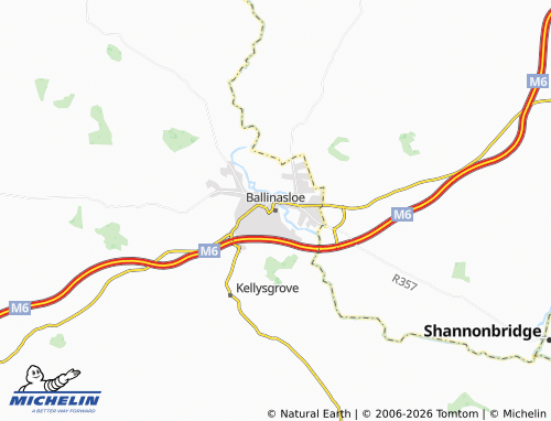 Mapa MICHELIN Ballinasloe - ViaMichelin