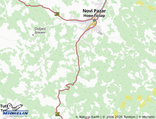 Mapa MICHELIN Lukarsko Goševo - ViaMichelin