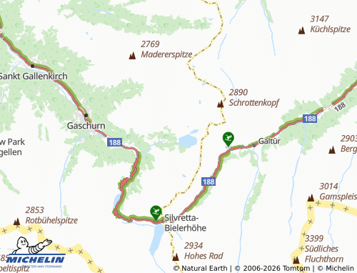 Mapa MICHELIN Kopsalpe - ViaMichelin