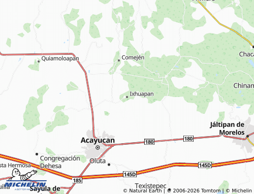 Mapa MICHELIN Ixhuapan - ViaMichelin