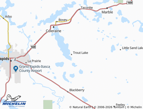 Carte MICHELIN Trout Lake - ViaMichelin
