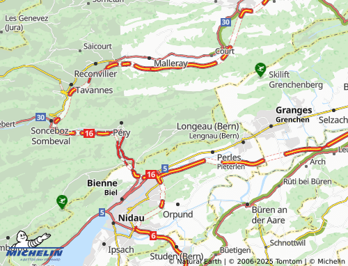 MICHELIN Füglisthal map - ViaMichelin