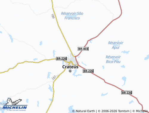 MICHELIN Cajas map - ViaMichelin