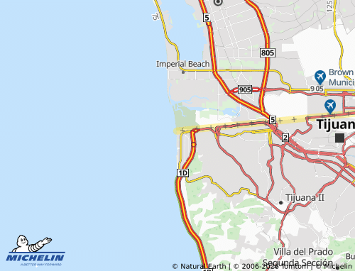 Mapa MICHELIN Sección Costa - ViaMichelin