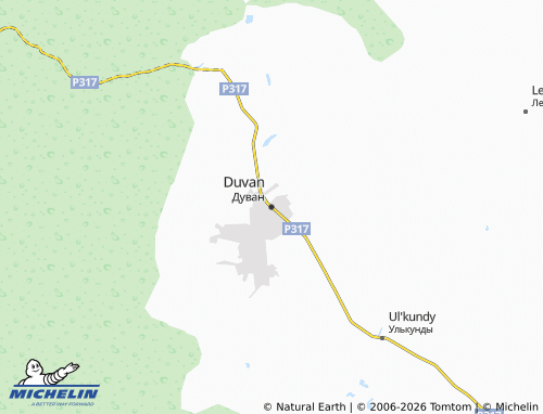 Kaart MICHELIN Duvan - ViaMichelin