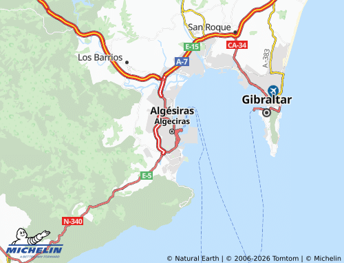Carte MICHELIN Algésiras - ViaMichelin