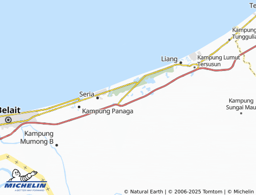 MICHELIN Kampung Sungai Bera map - ViaMichelin