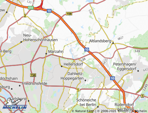 Mappa MICHELIN Hönow - ViaMichelin