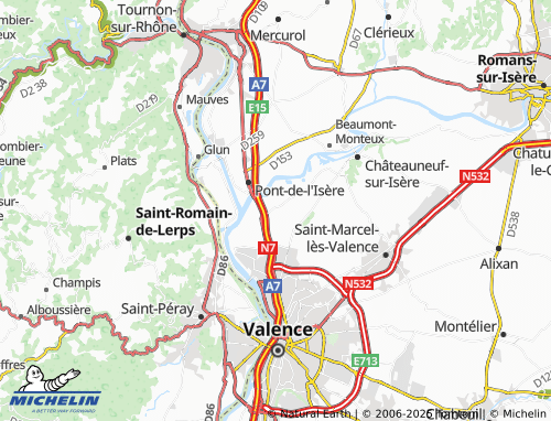 MICHELIN-Landkarte Aiguille - ViaMichelin