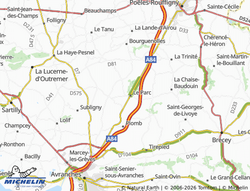 MICHELIN Sainte-Pience map - ViaMichelin