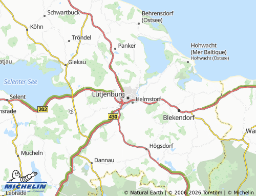 MICHELIN Lütjenburg map - ViaMichelin