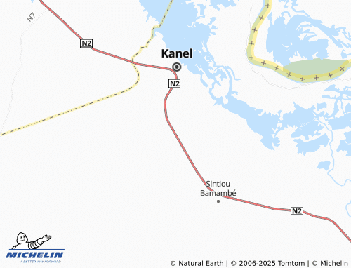 MICHELIN Ouro Sidi map - ViaMichelin