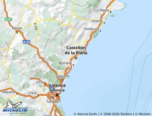 Mappa MICHELIN Castellón - ViaMichelin