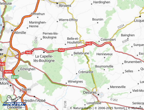 MICHELIN Bellebrune map - ViaMichelin
