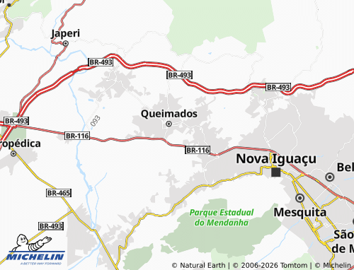 Mapa MICHELIN Parque Biquinha - ViaMichelin