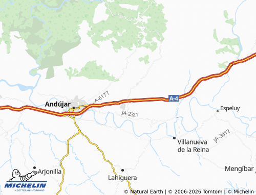 MICHELIN Los Rubiales map - ViaMichelin