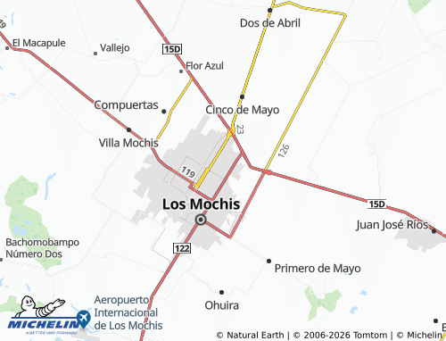 Mappa MICHELIN Instituto Tecnológico de Los Mochis - ViaMichelin