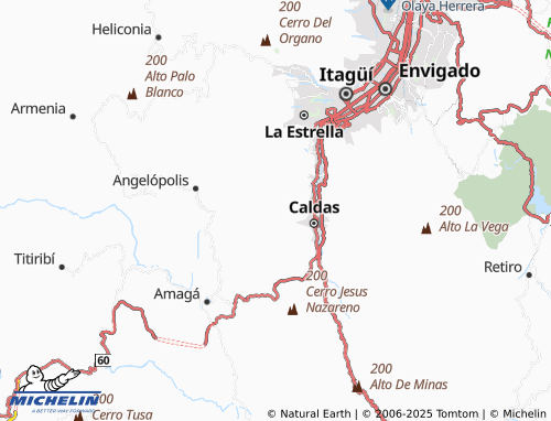 MICHELIN La Valeria map - ViaMichelin