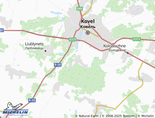 Mappa MICHELIN Zelena - ViaMichelin