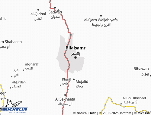 MICHELIN Billasmar map - ViaMichelin
