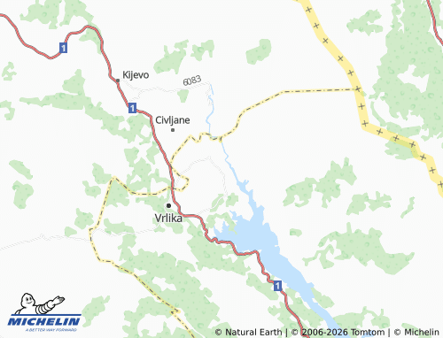 Mapa MICHELIN Vinalić - ViaMichelin