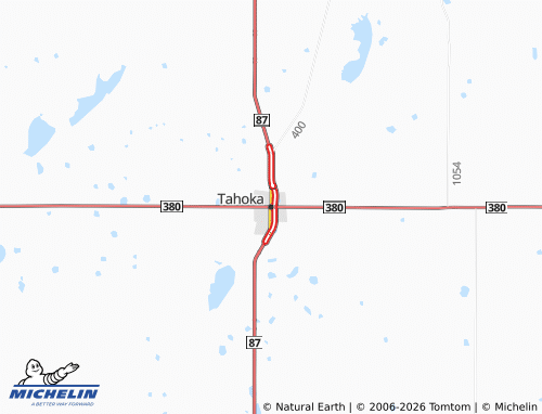 Mappa MICHELIN Tahoka - ViaMichelin