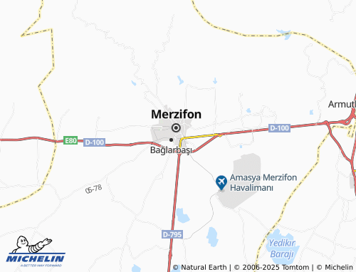 MICHELIN Tavşan map - ViaMichelin