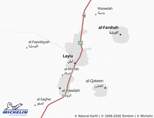 Mappa MICHELIN al-Ta'awun - ViaMichelin