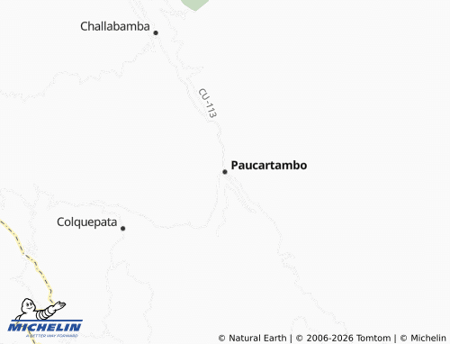 Kaart MICHELIN Paucartambo - ViaMichelin