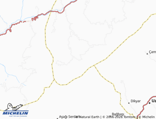 Kaart MICHELIN Yamaçüstü - ViaMichelin