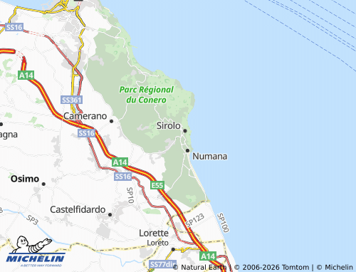 MICHELIN Molini map - ViaMichelin