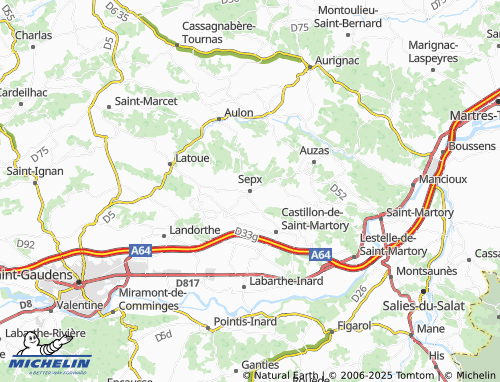 Mapa MICHELIN Sepx - ViaMichelin